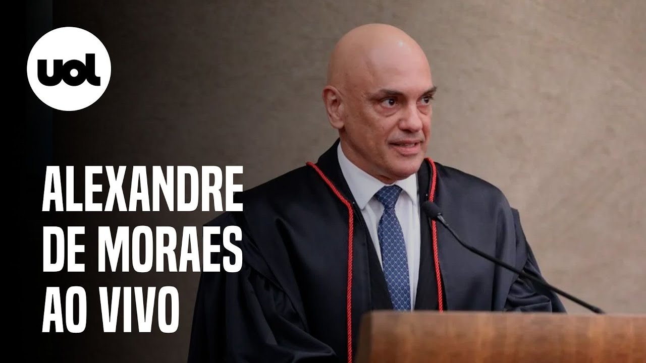 🔴 Alexandre de Moraes ao vivo: Ministro participa de debate sobre democracia e plataformas digitais