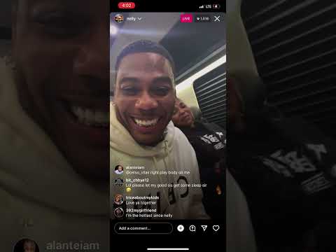 Nelly And Ashanti listening To Sexy Redd (Pound Town) on IG Live