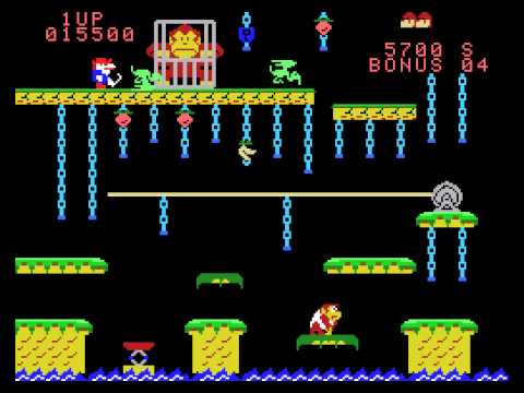 Colecovision Rush Talkthrough 003 - Monkeying About To Save A Monkey