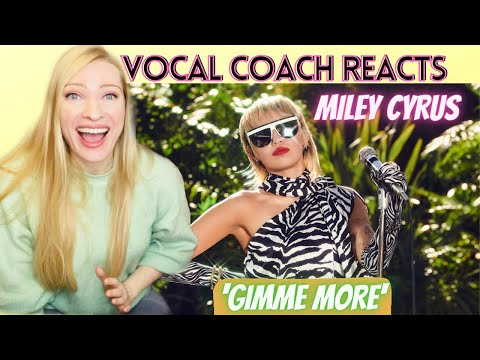 Vocal Coach/Musician Reacts: MILEY CYRUS 'Gimme More' Backyard Sessions Live!