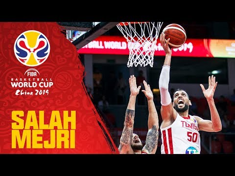Salah Mejri was the hot hand for Tunisia vs. Iran! | FIBA Basketball World Cup 2019