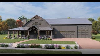 BARN HOUSE PLAN 5032-00172 WITH INTERIOR