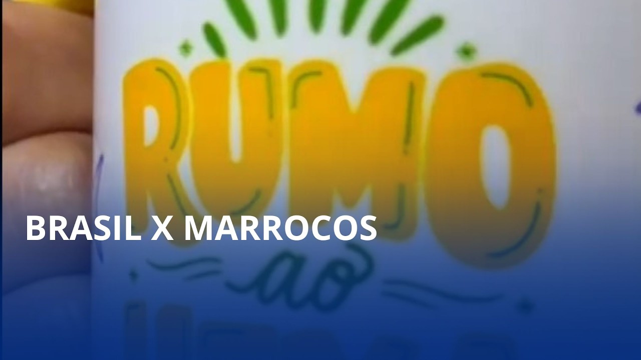 Brasil x Marrocos já começou em Rio do Sul
