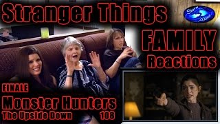 Stranger Things | FAMILY Reactions | MONSTER HUNTERS | FINALE 108 | 1
