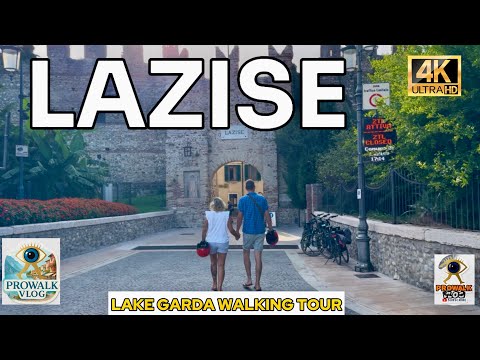 🇮🇹"Lazise, Lake Garda - Italy Walking Tour (4K UHD)"