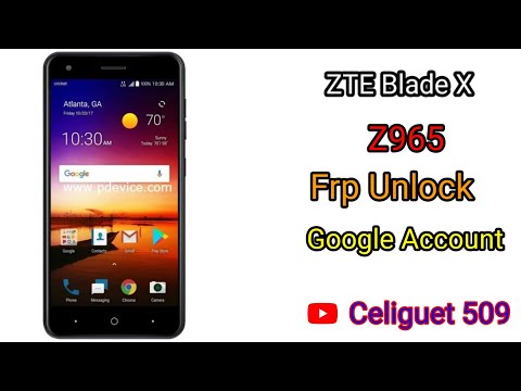 bypass gmail verification after factory reset Zte (Z965) Blade X Max