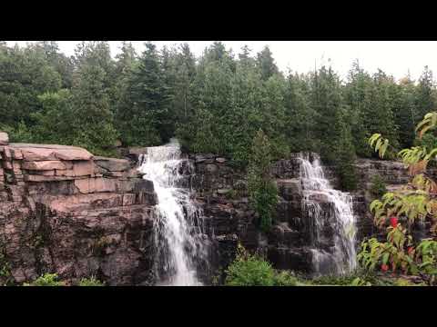 Rainy afternoon waterfalls on Cadillac MT