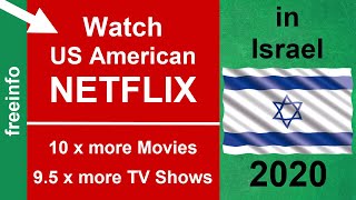 How to get US NETFLIX in Israel (2020 Proof!) Watch Netflix with VPN.
