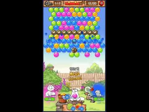 Simon's Cat Pop Time Level 126 - NO BOOSTERS 😺 | SKILLGAMING ✔️