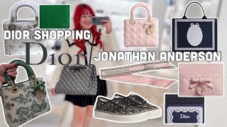 Dior Shopping In Las Vegas🛍️ Dior Jonathan Anderson Lady Dior, Dior Book Tote, Dior SLGs