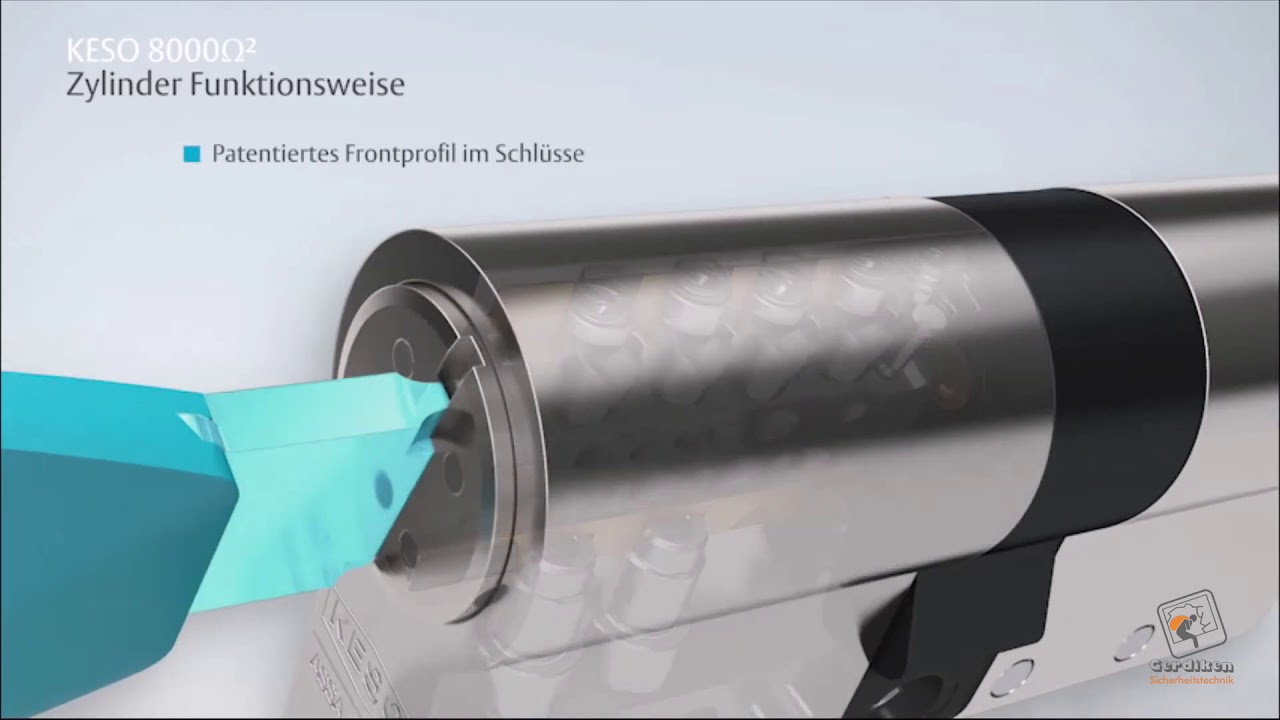 KESO 8000 Profilzylinder Video