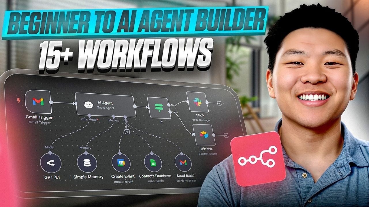 Build & Sell n8n AI Agents (8+ Hour Course, No Code)