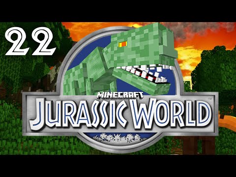 Minecraft Jurassic World - Episode 22 - DINOSAUR BREAKS OUT - FINALE (Modded Let's Play)