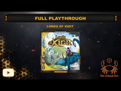 Lords of Xidit ... Full Playthrough and Review by the Crabby Dice