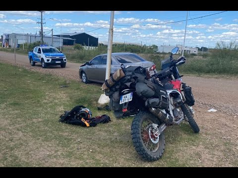 Doble accidente en la ciudad de chajari - REPORTES POLICIALES