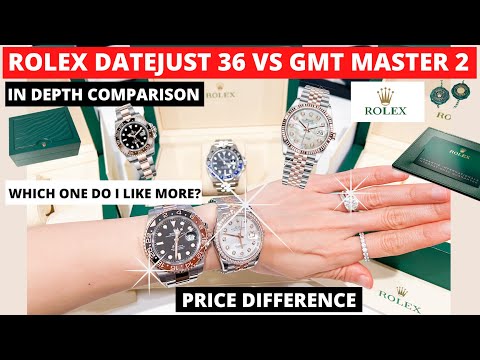 ROLEX DATEJUST 36 VS GMT MASTER 2 IN DEPTH COMPARISON | Rolex gmt master 2 root beer
