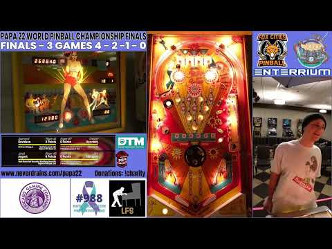 PAPA 22 PINBALL CHAMPIONSHIP FINALS - SEMI & FINAL ROUNDS