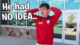 I Surprised My Little Brother at SCHOOL with ANYTHING he wanted..