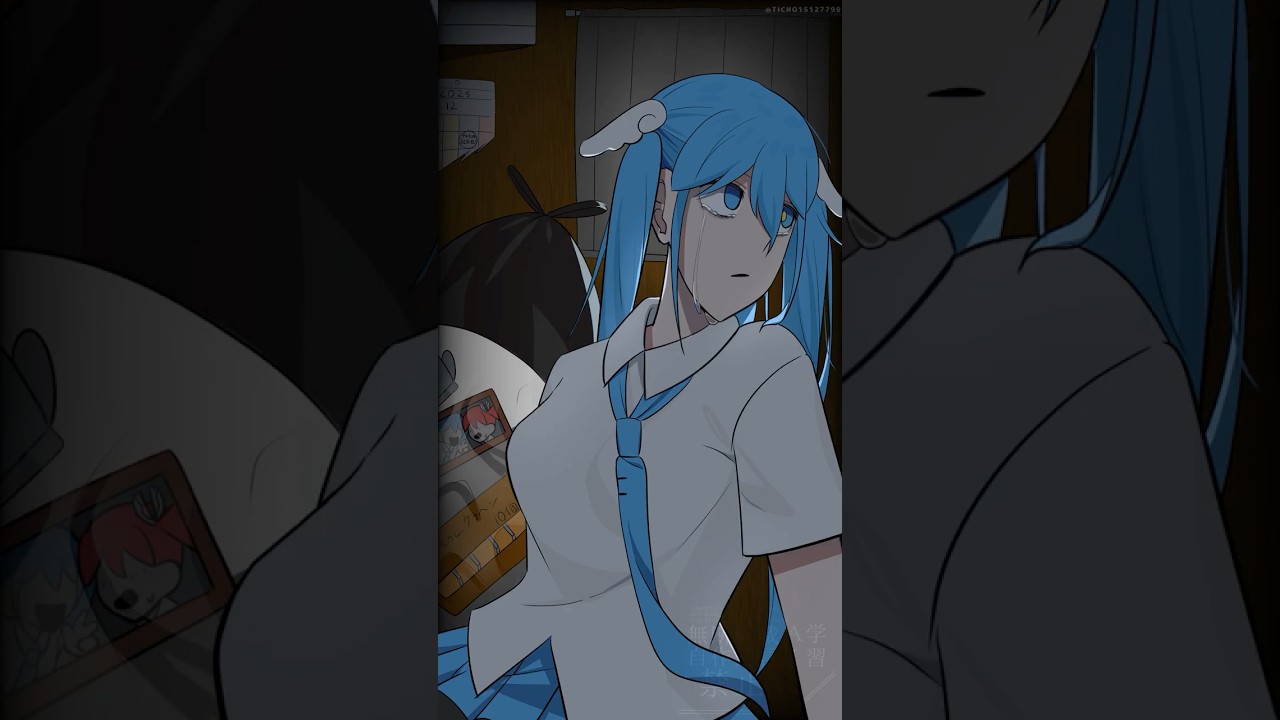 【イラストメイキング】復讐後のミク描いてみた #バゥムクゥヘンエンドロゥル #初音ミク