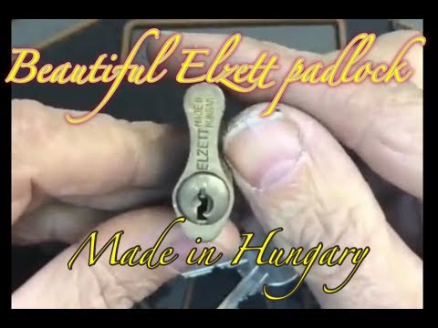 ELZETT ‘TUTIUS’ 5pin Padlock “Made in Hungary”