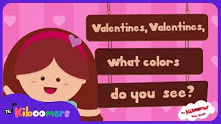 Valentine's Day Song for Children | Valentine Color song