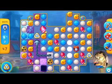 Fishdom 2022, no Boosters,  8579  level  -  прохождение без бустеров,  8579  уровень.