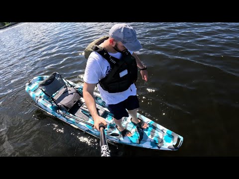 This $1300 is far more stable than a Hobie Pro Angler  and it is not even close