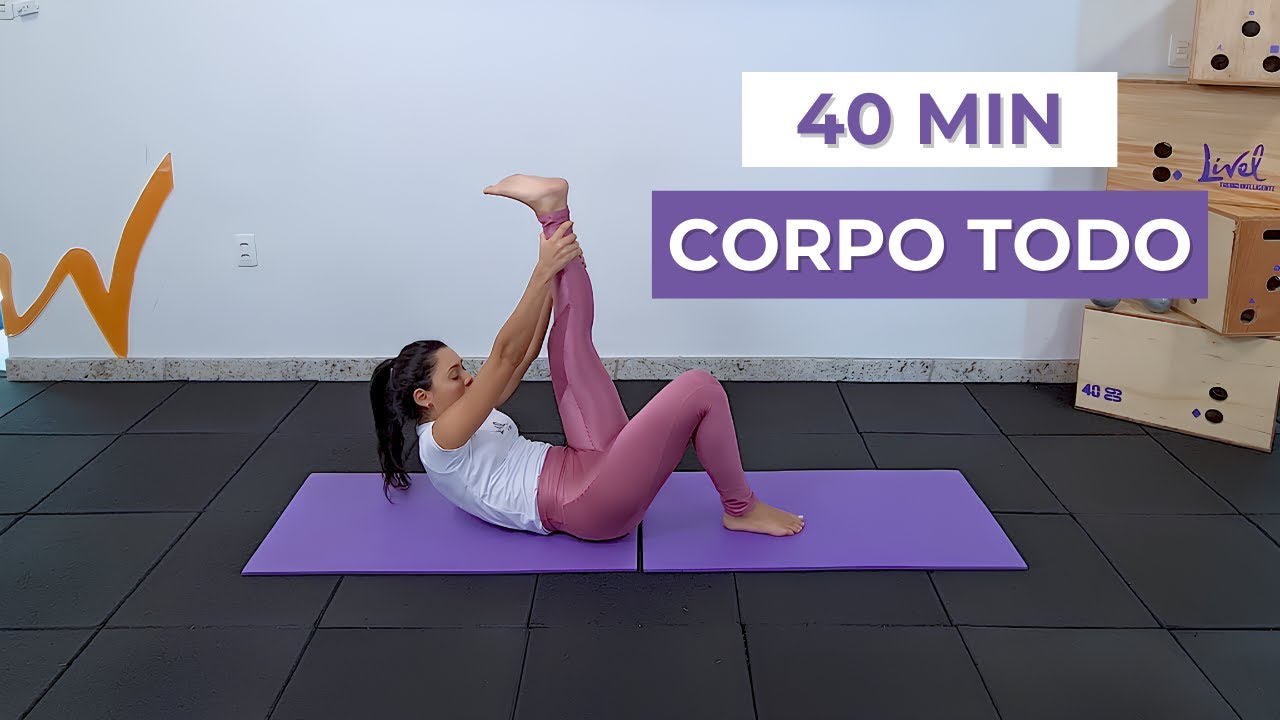 Pilates de corpo inteiro para Iniciantes | 40 minutos
