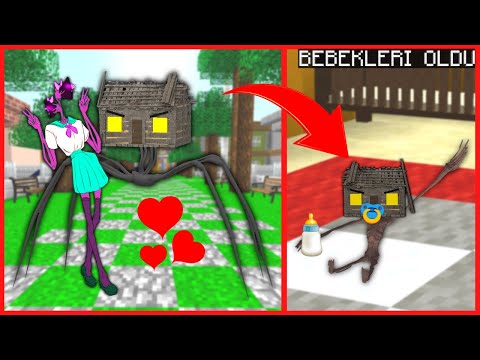 KORKUNÇ EV VE SİREN KAFANIN BEBEĞİ OLDU! 😍 - Minecraft