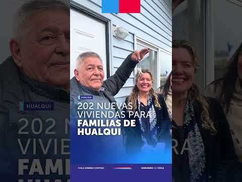 🏡 Un nuevo comienzo para 202 familias de Hualqui.