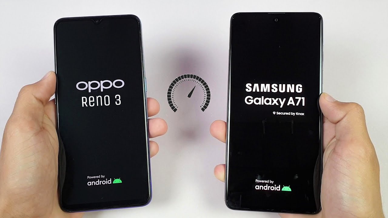 Oppo Reno 3 vs Samsung Galaxy A71 - Speed Test & Comparison!