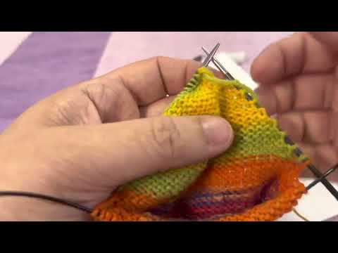 Easy Sock Knitting Tutorials - Part 5 The Second Half of the Heel