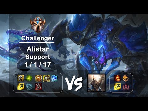 [4K] KR Challenger Support Alistar vs Pantheon Ep.1447