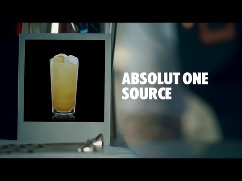 ABSOLUT ONE SOURCE DRINK RECIPE - HOW TO MIX