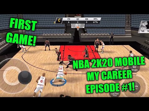 NBA 2K20 MOBILE! MY CAREER EP 1 15 PTS 3 AST