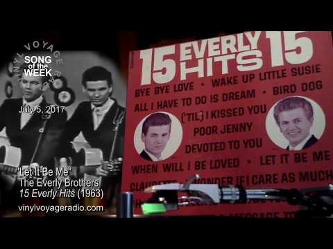 Song of the Week - "Let It Be Me" by the Everly Brothers