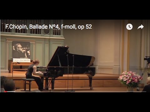 Chopin - Ballade No. 4 | Varvara, piano