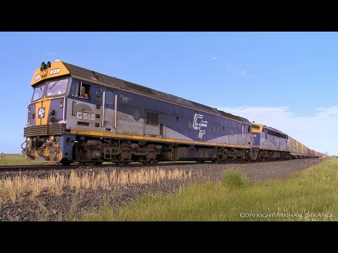 9178 QUBE Ultima To Melbourne Hay Train - PoathTV Australian Railways