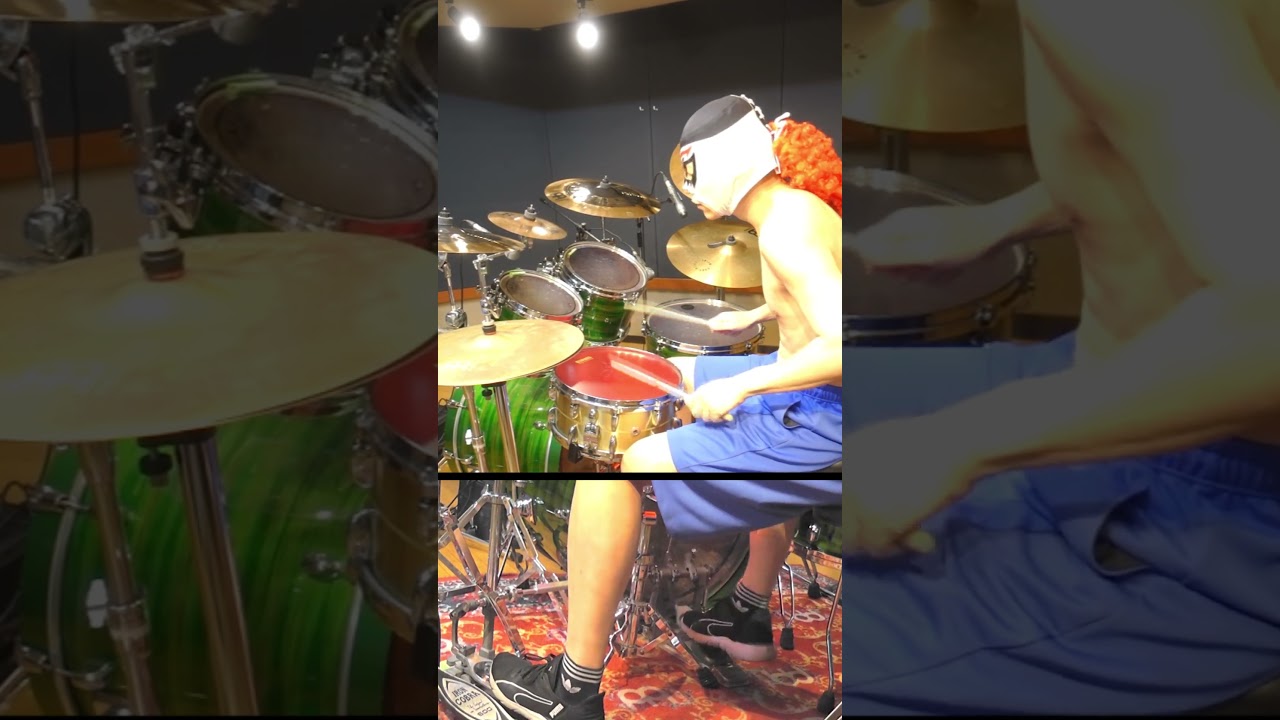 【薬屋のひとりごと OP】 クスシキ 激しく叩いてみた！ 【Mrs. GREEN APPLE】#薬屋のひとりごと #クスシキ #MrsGreenApple #ダイナ四 #ドラム叩いてみた