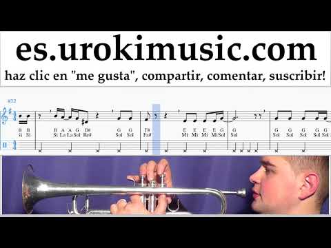 Tutorial de Trompeta Imagine Dragons - Natural Clases Notas um-ih927