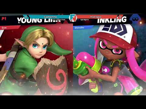 Fight Night XL | Supahsemmie (Young Link) vs (mCon) Space (Inkling) | Losers Finals