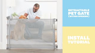 Retractable Pet Gate (Within Opening) - Install Tutorial - Carlson Pet Products
