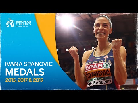 Every Ivana Spanovic European Indoor Gold Medal