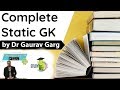 Static GK Course By Dr Gaurav Garg Launched Find Out The Content And Fee On Study IQ APP