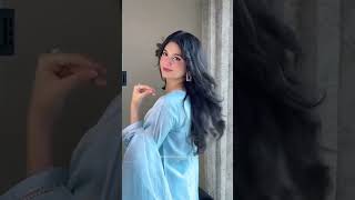 Ice Blue Embellished Farshi Shalwar Suit - Video 1