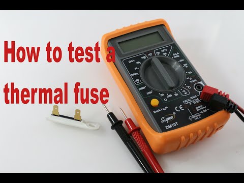 How to test a dryer thermal fuse - 3392519