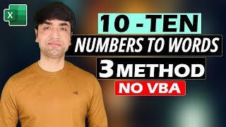 Convert Number to Words in Excel - 3 Methods (NO VBA)