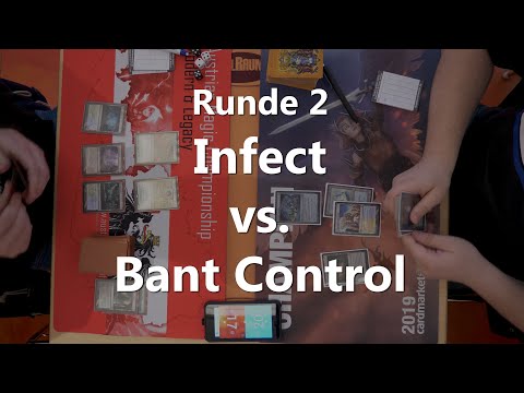 Modern Championship Finale 2019: Runde 2 - Infect VS. Bant Control