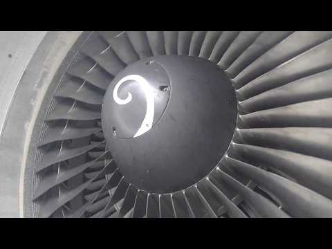 Delta Airlines 757 Pratt & Whitney PW2037 Engine Spool down