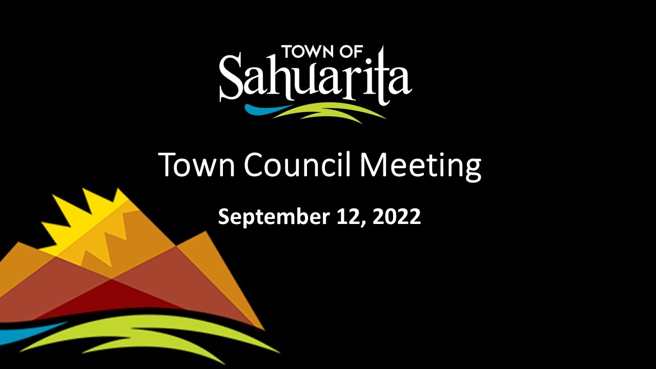 Town Council Meeting - September 12 2022